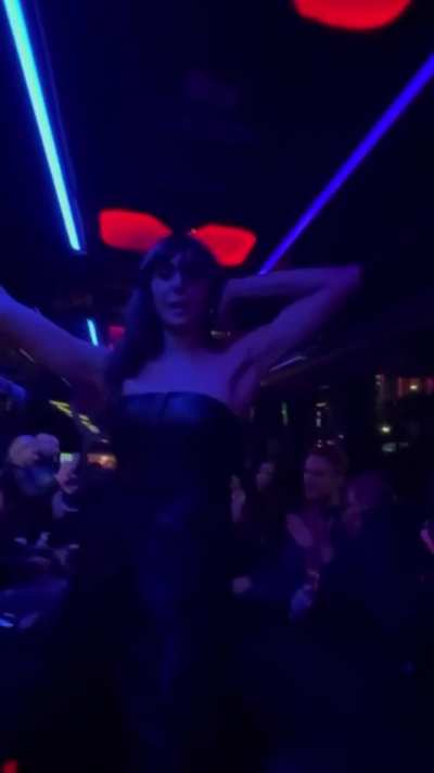 Nina IG stories dancing and showing off her outfit for f1 11/26/24 
