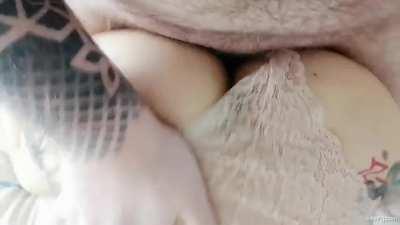 Intense Doggystyle then Cum on her Ass