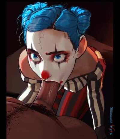 Clown Girl Blowjob (Incase - Tarakanovich)