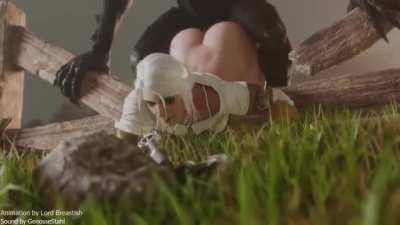 Ciri vs Werewolf [Witcher] (Lord Breastish, audio genossestahl)