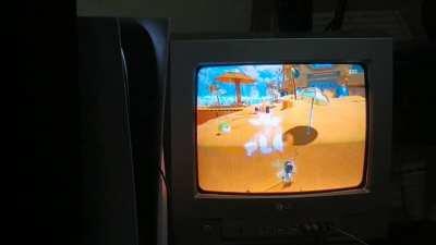 Playstation 5 on a CRT TV