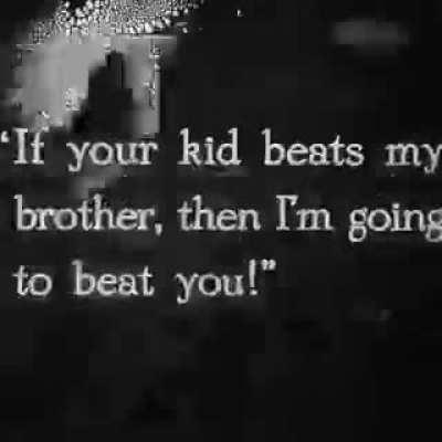 Charlie Chaplin The Kid Movie (1921) fight scene, one of the funniest scenes in kid.