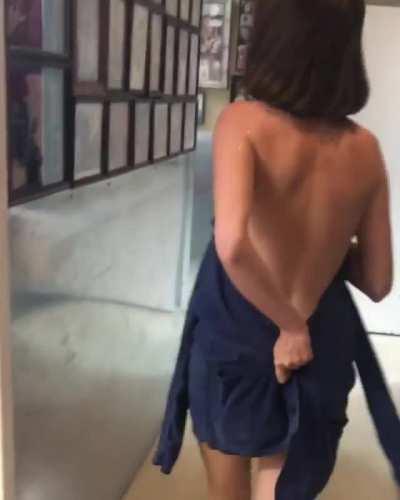 Maya Hawke barely covered up