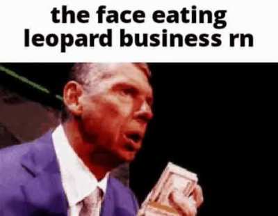 It's a good time to be a face eating leopard