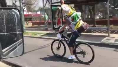 Never look away from the road