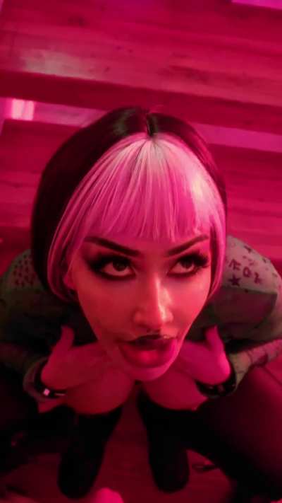 Wearing his cum on my face for the rest of the party like a proper fuck doll whore! 💕🤤💕