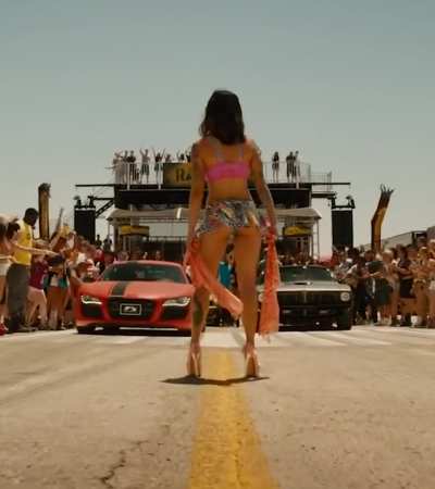 Levy Tran flaunting it in Furious 7 (2015) + Deleted Ass Shot