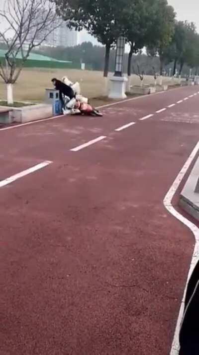 To hell with your scooter!