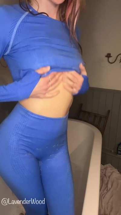 Soaked in sportswear 