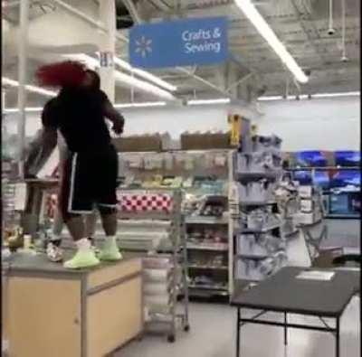 Walmart wrestling.
