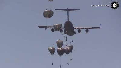 Observe the majestic Aereoplane releasing her eggs.