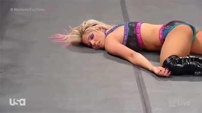 Alexa Bliss knocked out cold