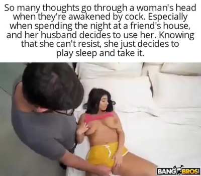 If you're in my house, your tits belong to me.