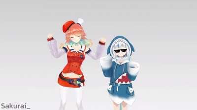 Ketsu Drum // Ft. Kiara and Gura