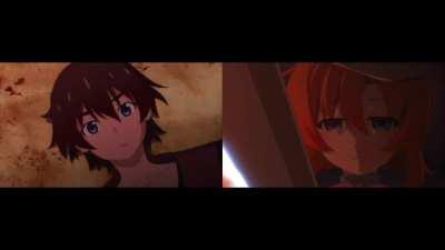 Gou & Sotsu Scene Comparison Between Rena and Keiichi at the Dam Site