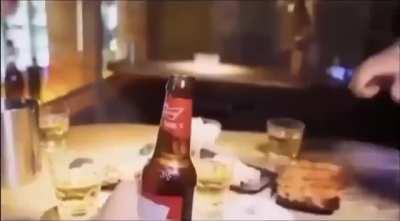 Crack a cold one with the boys, will ya