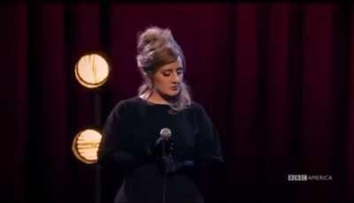 Throwback to when Adele Disguised to play for her fans.