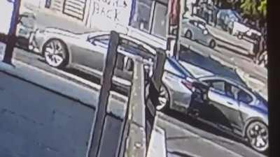 A gunman in DC driving a Maserati opened fire on a mother just for cutting him off. She had her 2 kids in the car and was shot in the shoulder.