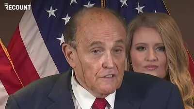 Lawyer Yells, Mocks Reporters, Sweats Through Hair Dye