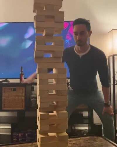 HMB while I execute this master level Jenga move