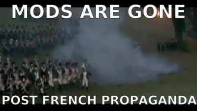 Mods opened the flank and then I put attack on subreddit ~Napoleon