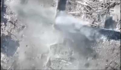 Drone drop splits russian soldiers skull (Enhanced) 