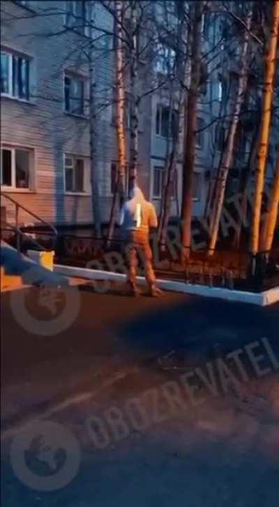 Partisan attack on a Russian or DPR/LPR Military commissariat.