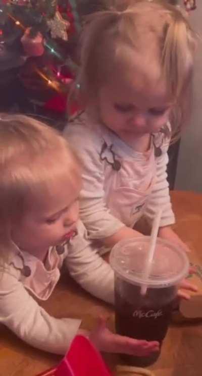 lil miss went into shock 😂