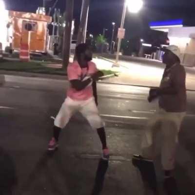 That roundhouse kick