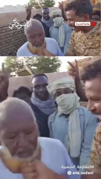 RSF humiliate innocent old man in Al-Jazira, Sudan