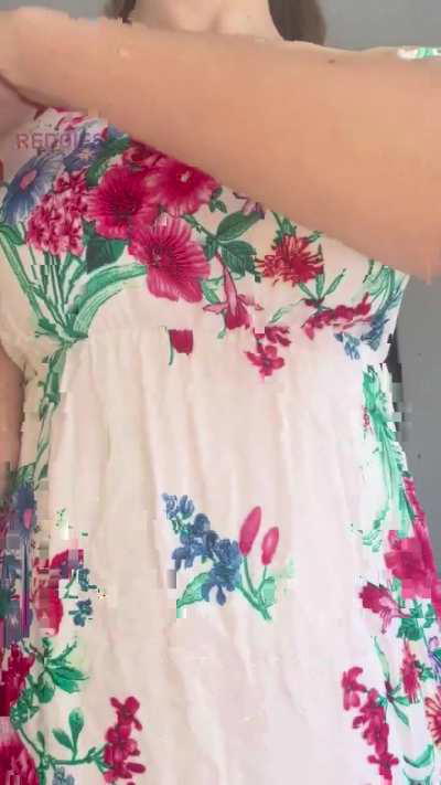 Your best friend finally decides to show you her huge natural tits, what’s your response? [drop]