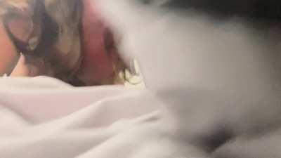 Was supposed to meet my boyfriend out to eat yesterday at 6pm but my bull needed to use me... I showed up late and my boyfriend got this video