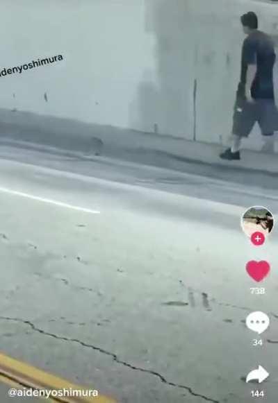 She gonna tell he pushed her