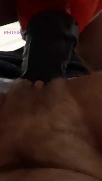 Being fucked by this XXL size horse cock is so satisfying. Just the tip is almost my fist size and I love how the endless lenght plunges into my cervix while the girth in the bottom stretches me all out.