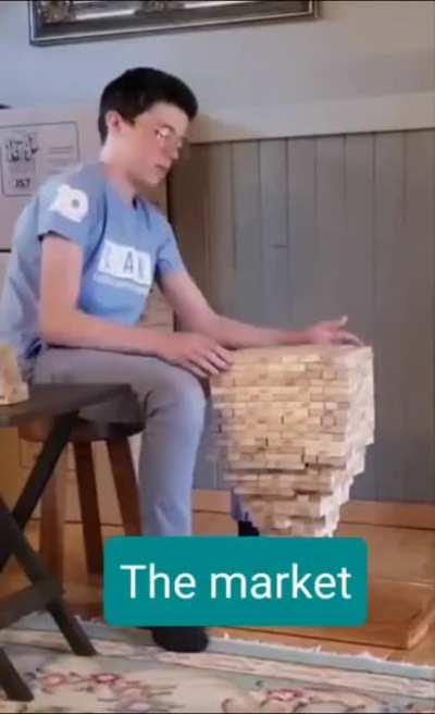 The U.S. economy being propped up right now until...