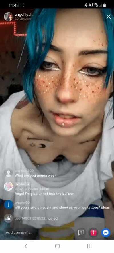 Well this happened on a live today