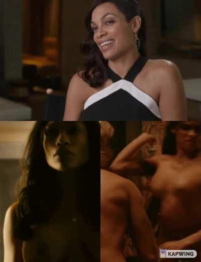 Rosario Dawson's tits are breathtaking!