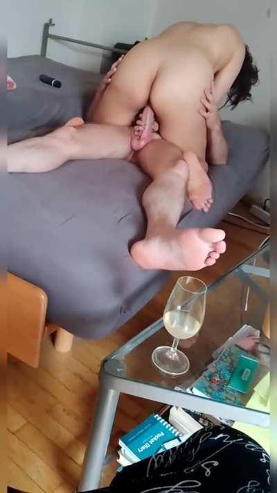 He started with a massage but we soon knew it wouldn't end there! He let me take charge as hubby recorded us have fun!