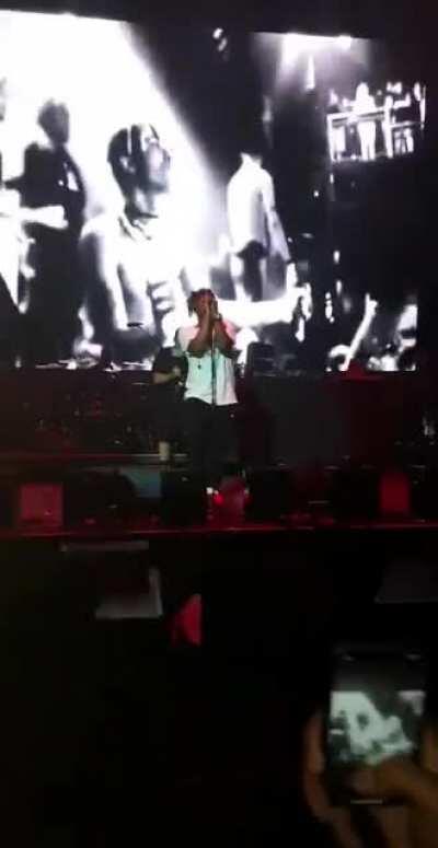 One of his last shows. Auckland, New Zealand November 28th. Absolutely blessed to have been so close to the legend. RIP jarrad 🖤🖤