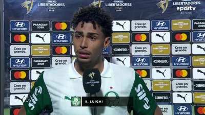 Forte desabafo de Luighi, do Palmeiras, após sofrer racismo no jogo da Libertadores Sub-20 contra o Cerro Porteño