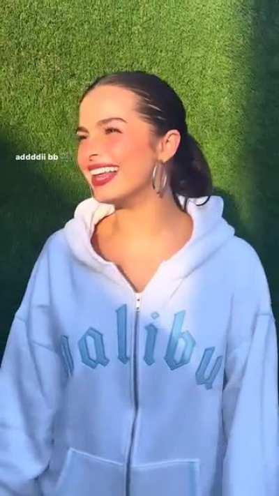 pretty in white Malibu sweatshirt