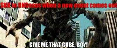 This is basically how I react when a new event or rerun happens