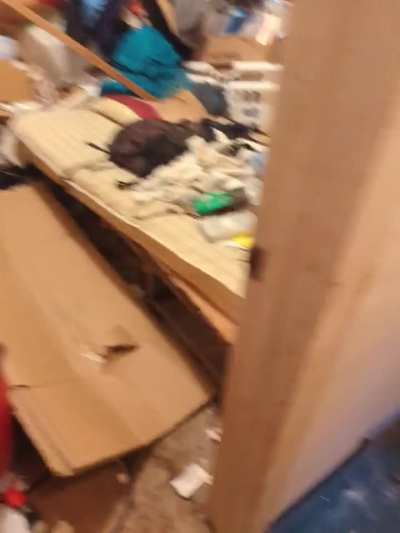 Hoarder’s house from when I worked for a moving company, no dead bodies immediately apparent.