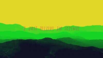 Just made a lyric video for Alien (ft. Young Thug & Kid Cudi) I tried to recreate the DONDA Cover energy and took me like 5 hours so hope y'all like it :) (credits to /u/artisntdeadyet for the Kanye future font)