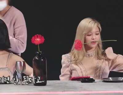 Jeongyeon & the rose