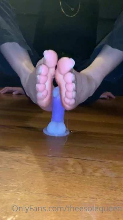 Dildo FootJob