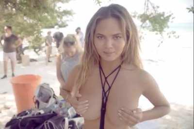 Chrissy Teigen&rsquo;s talking boobs.