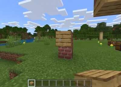 Vertical Slabs I made using the custom block tools shown off in Minecraft Live!