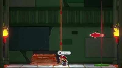 Now He's really paper flat