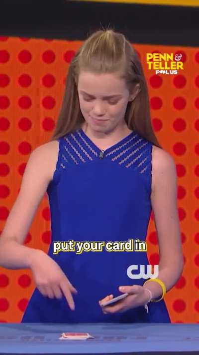 I know it’s a trick, but how did she do this?